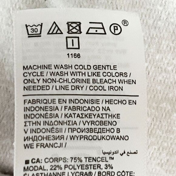 Athleta Apollo Pullover Sweatshirt Long Sleeve Medium Cream‎ Athleisure Relaxed - Picture 12 of 15